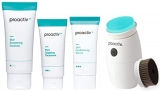 プロアクティブ+ proactiv+ 基本お試しセット 公式ガイド付 [医薬部外品](洗顔料 化粧水 美容液 ジェル クリーム)|薬用ニキビケア トライアル アクネケア アクネ菌 洗顔フォーム 思春期にきび 予防 吹き出物 ニキビ跡 大人ニキビ スキンケア 肌荒れ (30日セット:電動洗顔ブラシ（ジェル/チャコール）付), ,6,900.00